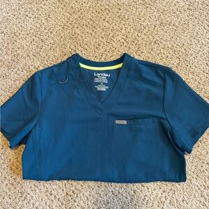 Landau carribbean blue scrub set